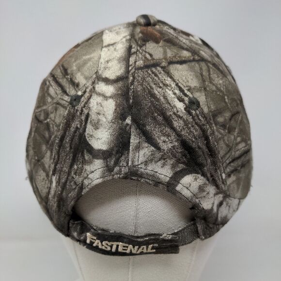 Fastenal Strapback Hat Camo One Size Embroidered Adjustable 6 Panel - Picture 5 of 8